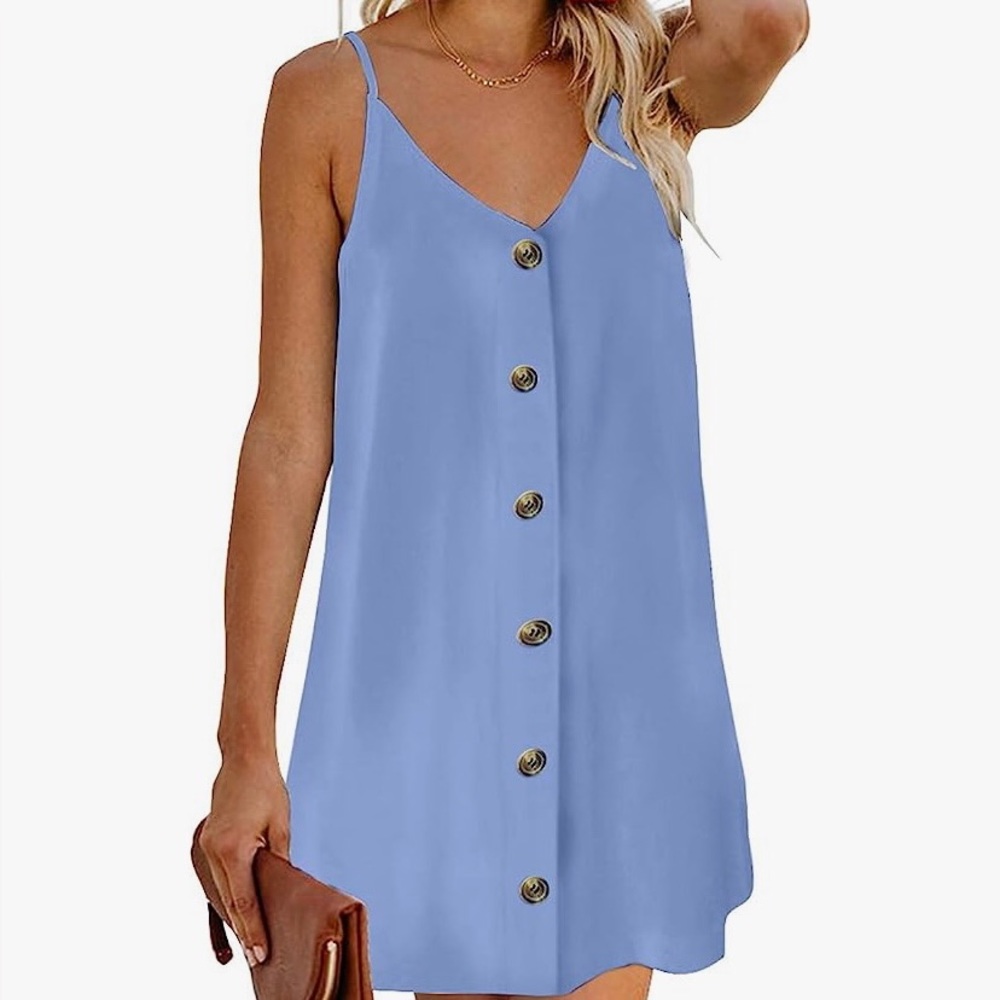 💰5/$25 Boho spaghetti strap mini dress